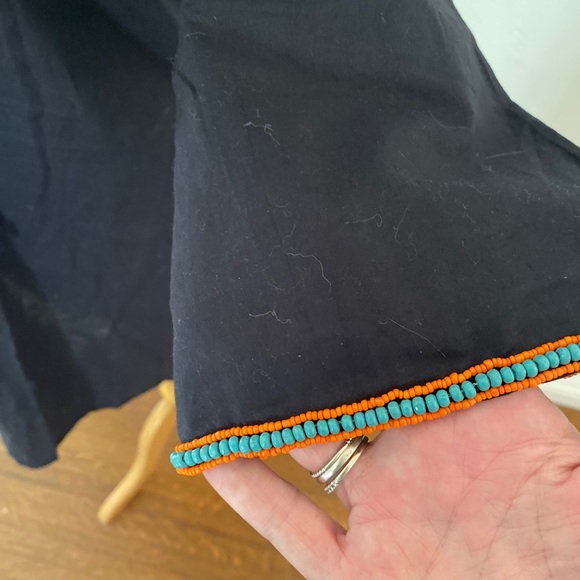 Turquoise embellished coverup in Black size M - Picture 3 of 7